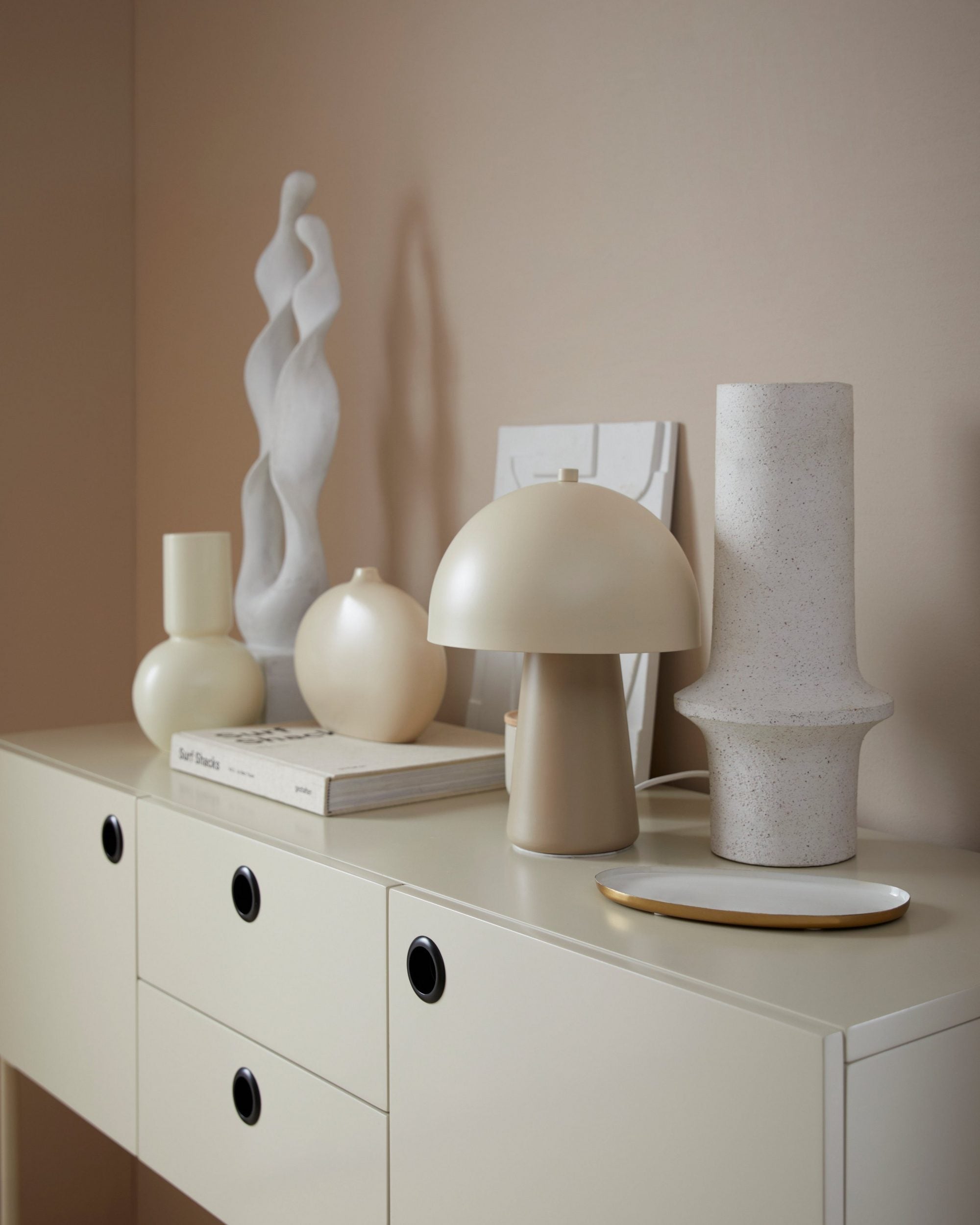 Consola Mariella, Creme, 120 cm latime Arboteca