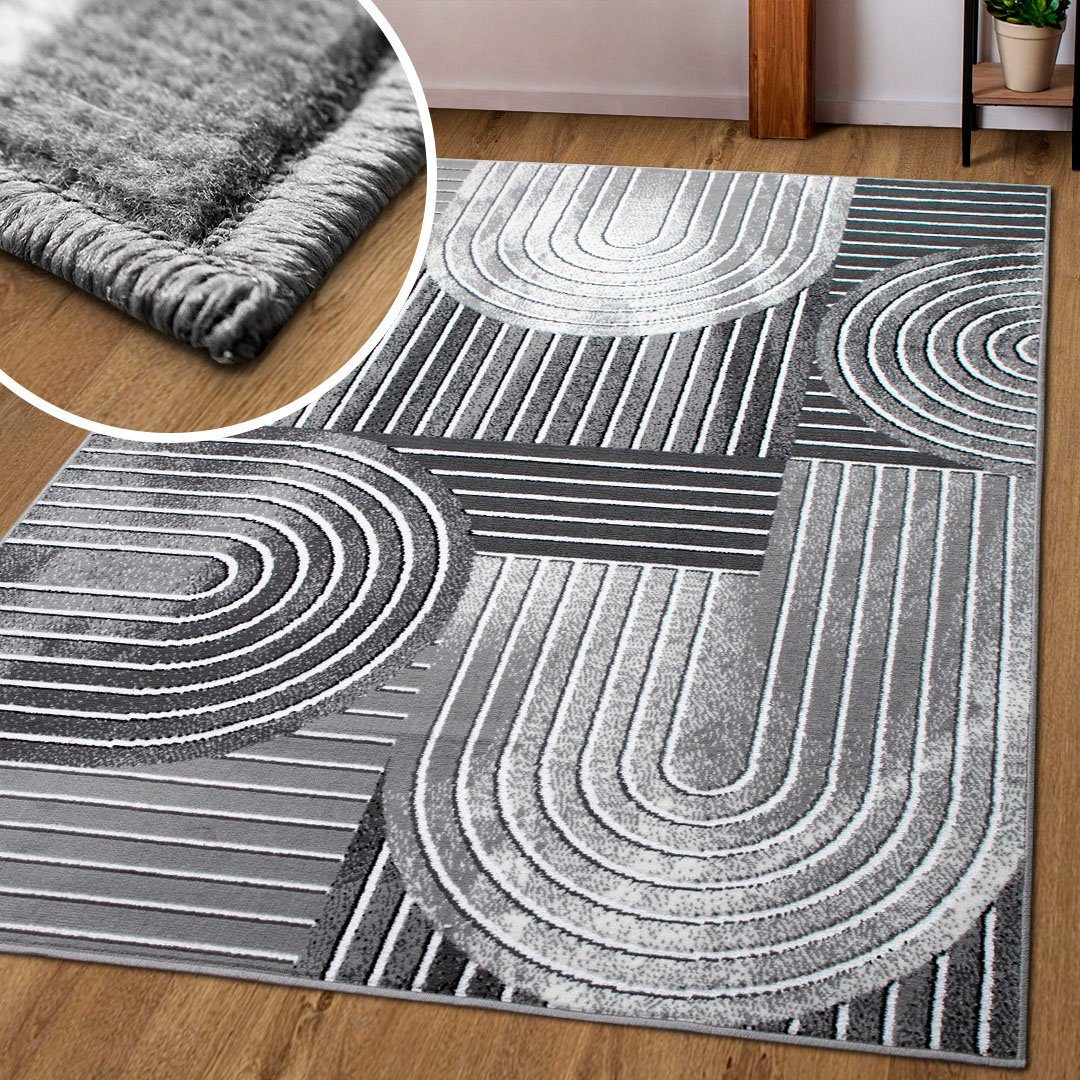 Covor Lyssandra , Gri , 3D , 300 x 400 cm Arboteca