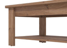 Masă de cafea Jersey cu raft, stejar, 124×45×60 cm Arboteca