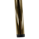 Scaun de sufragerie de design ANAGNI TIP 1, material Velvet negru/gold crom auriu, 58x53x81.5 cm Kondela