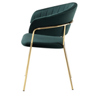 Fotoliu de sufragerie de design ANAGNI TIP 1, verde închis, 58x53x81.5 cm Kondela