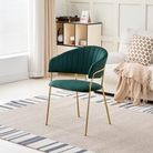 Fotoliu de sufragerie de design ANAGNI TIP 1, verde închis, 58x53x81.5 cm Kondela