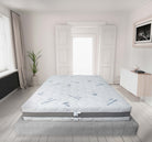 Saltea memory foam Luxury Golden, 7 zone, 4 straturi, husă detașabilă cu 3 borduri, 28 cm Golden Dreams