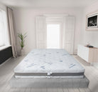 Saltea cu arcuri pocket Super Poket 800 Memory, husă detașabilă la alegere, 28 cm SilverCare 4D Golden Dreams