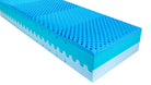 Saltea memory foam Diamond Blue, 7 zone de confort, husă detașabilă, 26 cm Golden Dreams