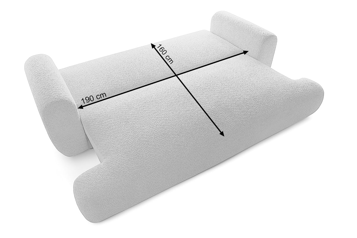 Canapea Extensibilă 3 locuri NOA, cu ladă depozitare, 244x108x80 cm Prestige Home