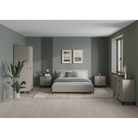 Dulap, gri-maroniu Taupe/stejar silverjack, DOMCA 2D Kondela