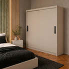 Dressing MENAGGIO cașmir deschis cu 2 uși culisante, PAL melaminat 18 mm, 160x60x200 cm Default Title Arboteca