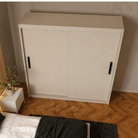 Dressing MENAGGIO cașmir deschis cu 2 uși culisante, PAL melaminat 18 mm, 160x60x200 cm Arboteca