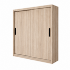 Dressing MENAGGIO sonoma cu 2 uși culisante, PAL melaminat 18 mm, 160x60x200 cm Arboteca