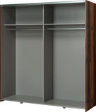 Dulap Cliff cu usi glisante , 170 cm latime Arboteca