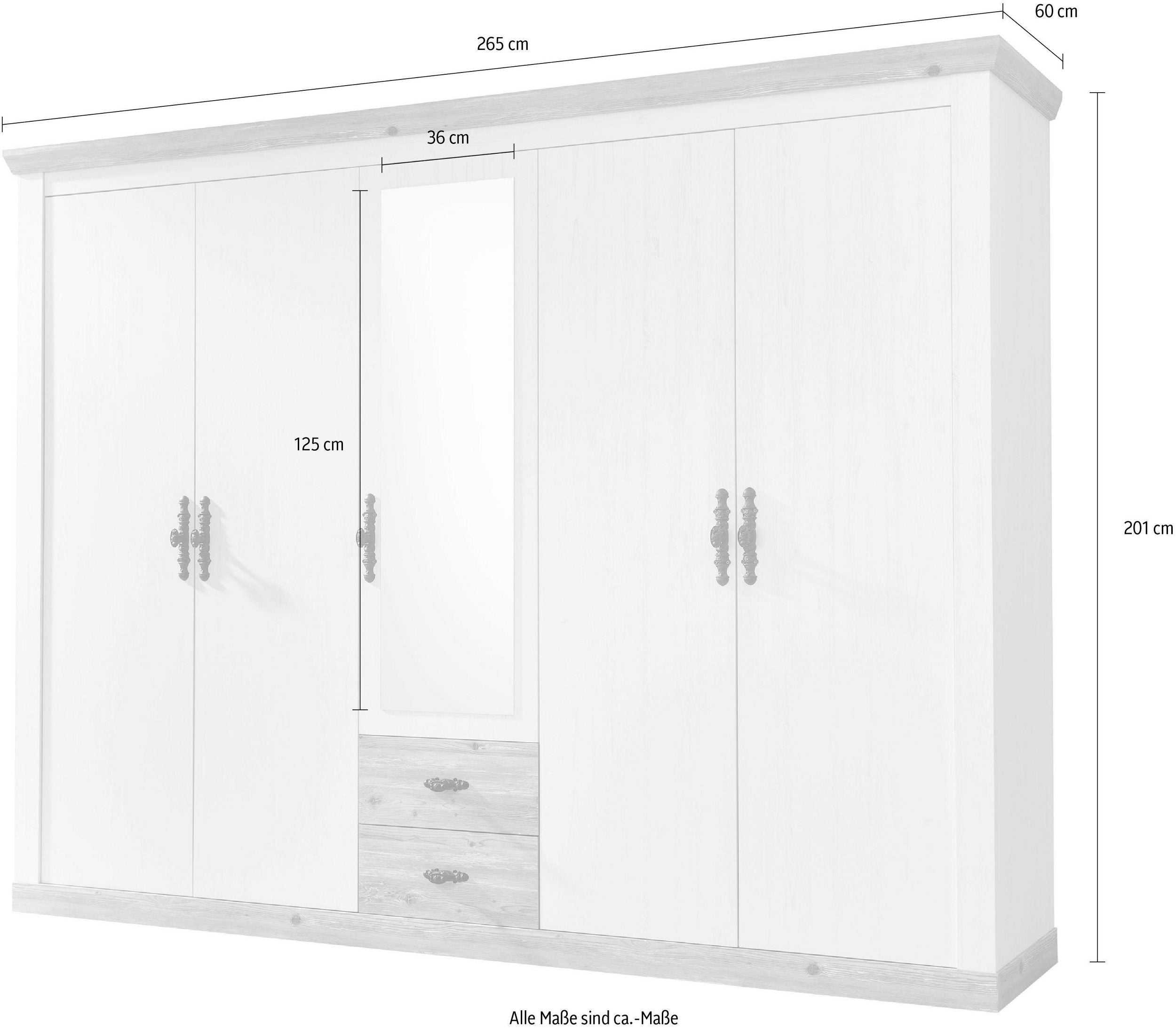 Dulap Florenz, 265 cm latime Arboteca