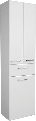 Dulap de baie Quickset , cos pentru rufe integrat , Alb lucios , 50 cm latime Arboteca