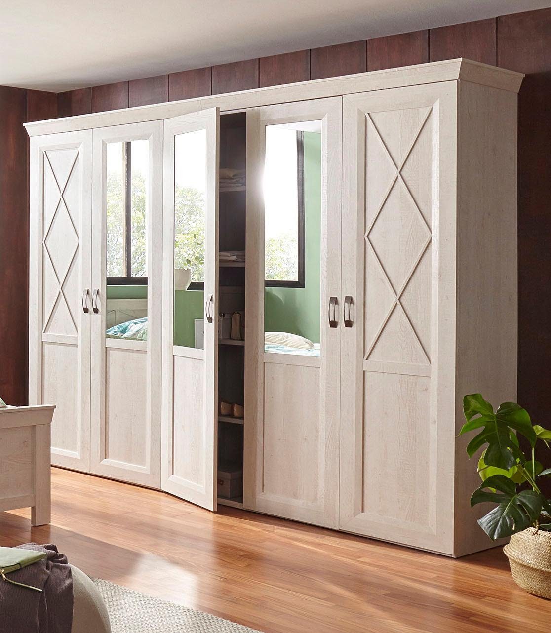 Dulap cu cinci usi si Oglinda Kashmir , 255 cm latime Arboteca