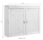 Dulap suspendat de bucatarie Toscana , lemn , 100 cm Arboteca