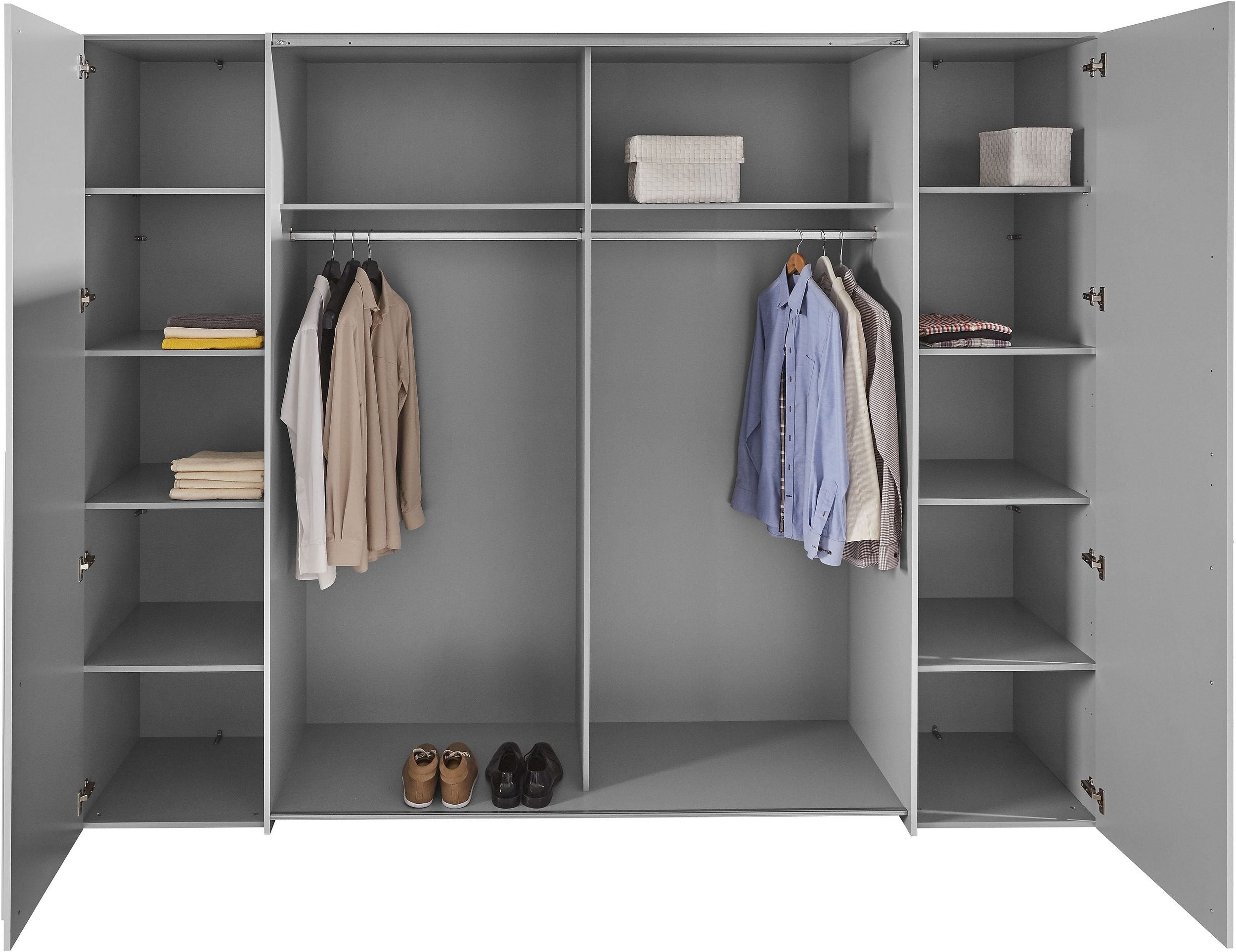 Dulap Narago , Alb , 270 cm latime Arboteca