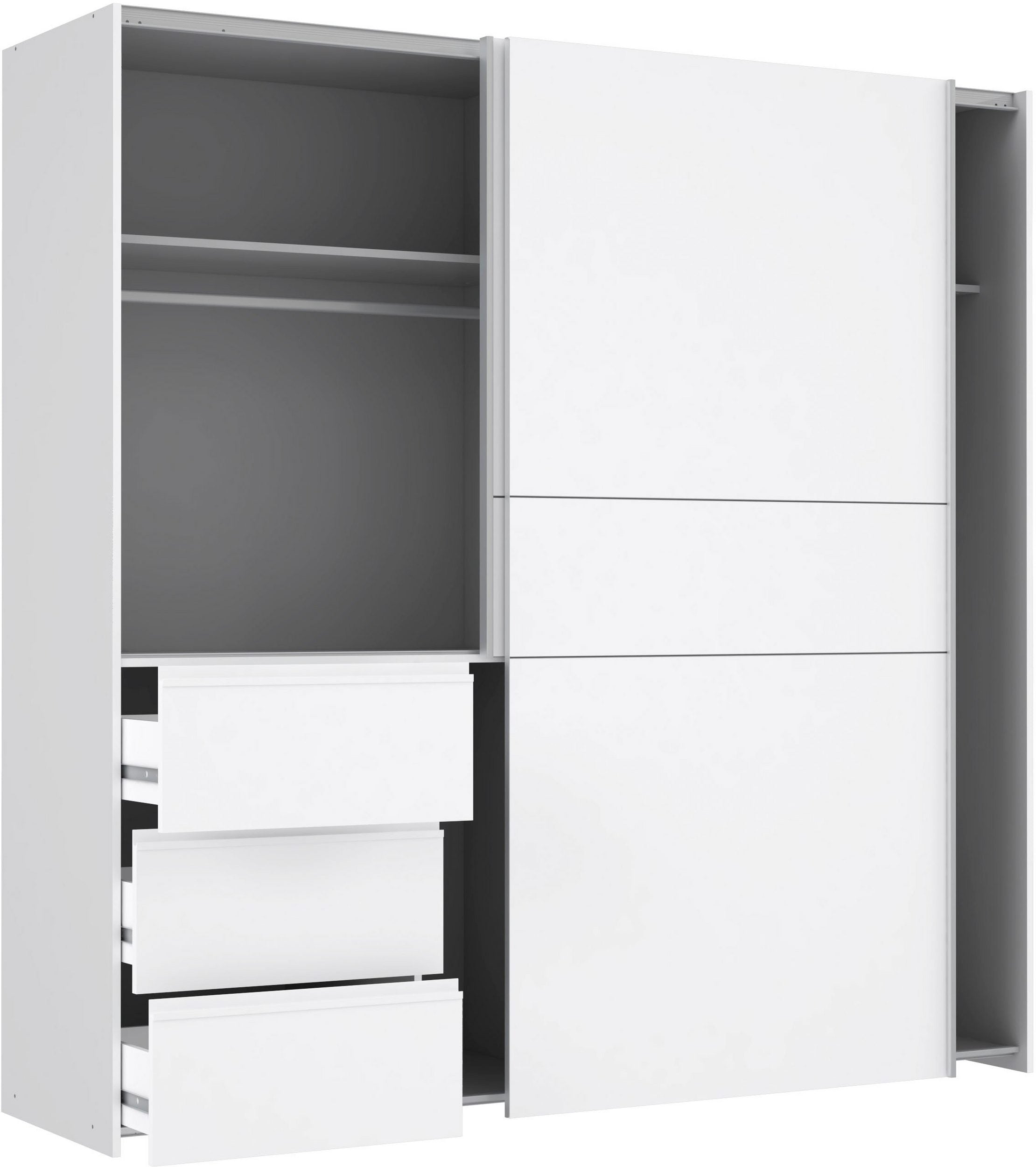 Dulap cu uși glisante Winn, PAL, 200×61×201 cm Arboteca