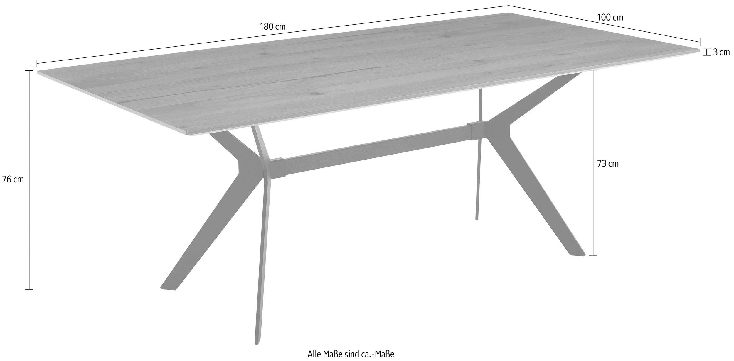 Masă Valetta, 180 cm Arboteca