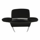 Scaun dining SANREMO, piele ecologică neagră/crom, piele ecologică/crom, 42x43x99 cm Kondela