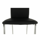 Scaun dining SANREMO, piele ecologică neagră/crom, piele ecologică/crom, 42x43x99 cm Kondela