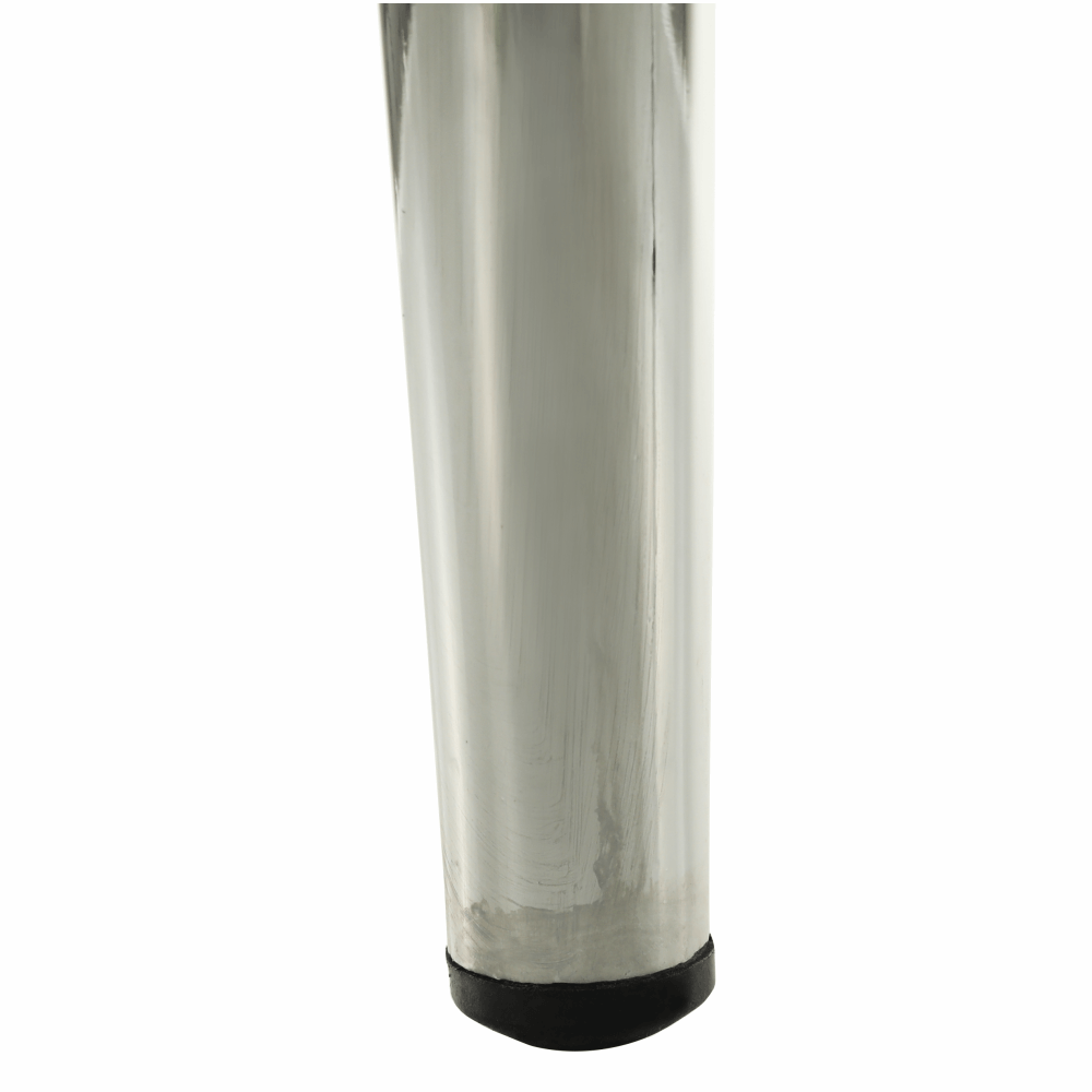 Scaun dining SANREMO, piele ecologică neagră/crom, piele ecologică/crom, 42x43x99 cm Kondela