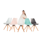Scaun pivotant elegant SANTENA, alb, piele ecologică, 48x57.5x82.5 cm Kondela