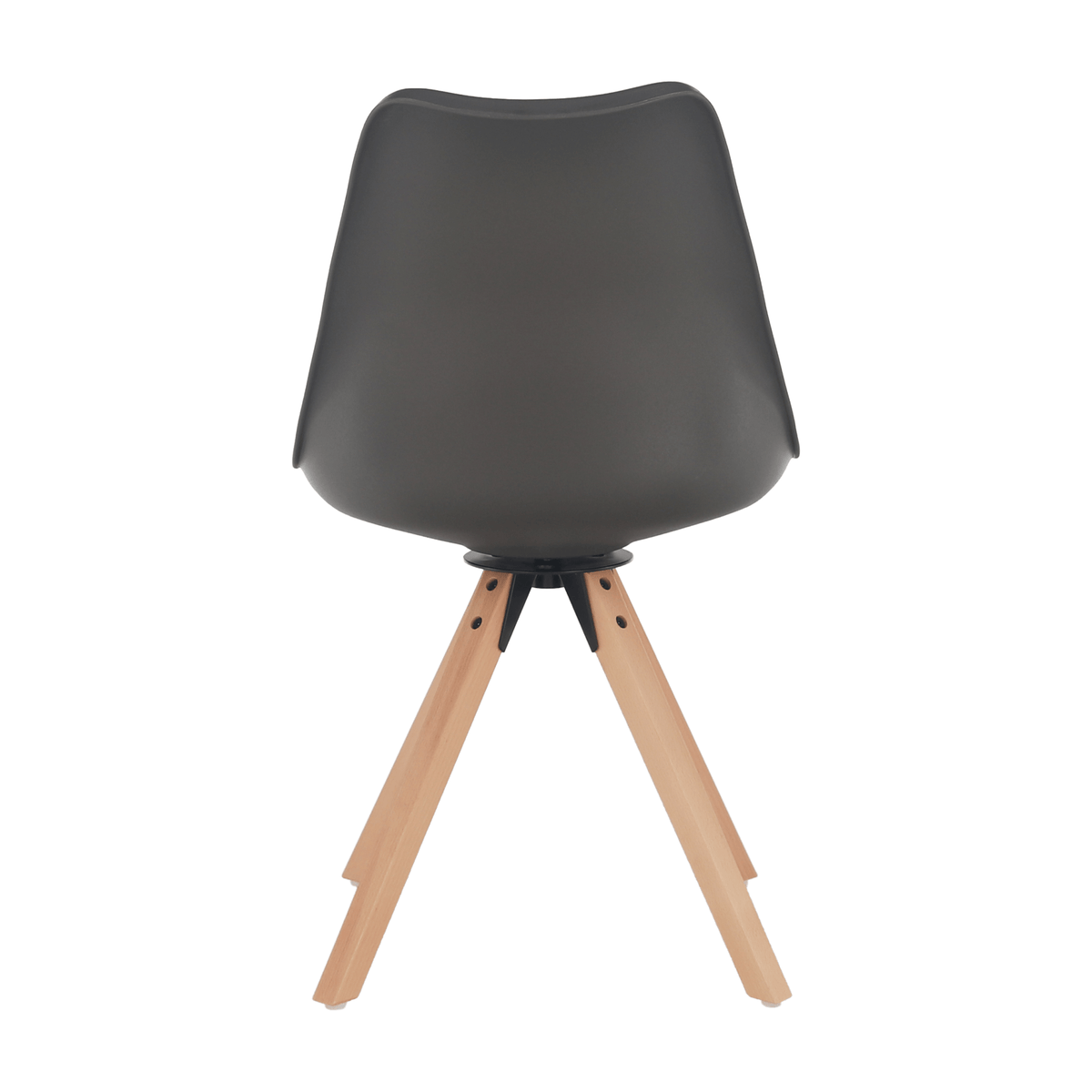 Scaun pivotant elegant SANTENA, gri închis, piele ecologică, 48x57.5x82.5 cm Kondela