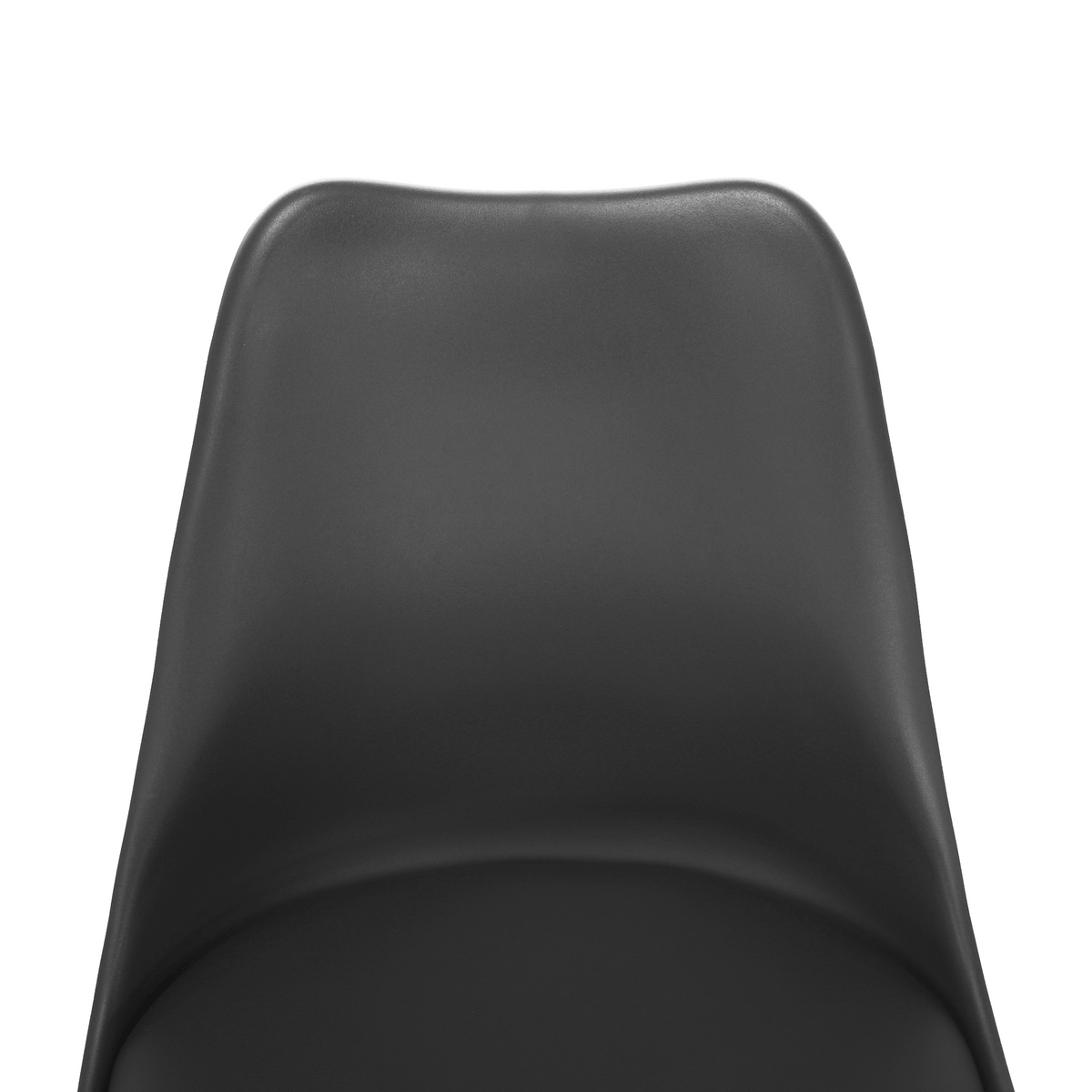Scaun pivotant elegant SANTENA, gri închis, piele ecologică, 48x57.5x82.5 cm Kondela