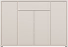 Pantofar Alice Springs, 28 perechi, alb, 144×99×35 cm, Push-to-Open Arboteca