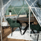 Fotoliu de design, material textil Velvet verde, FEDRIS Kondela