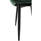 Fotoliu de design, material textil Velvet verde, FEDRIS Kondela