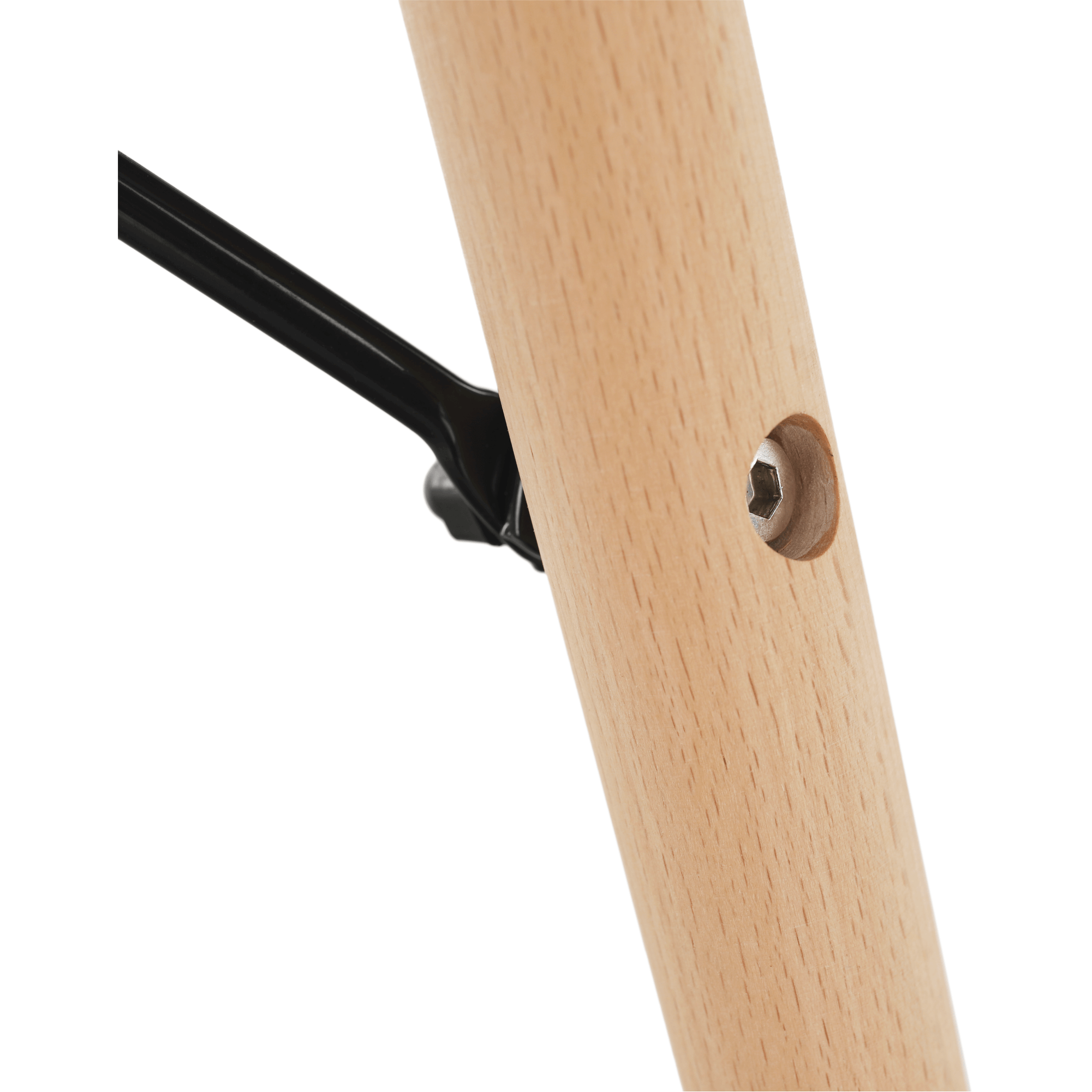 Masă de bucătărie SEGESTA 2 90, albă/fag, diametru 90 cm Kondela