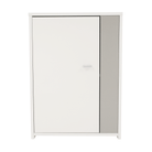 Mobilă de living, albă/gri, GENTĂ Kondela