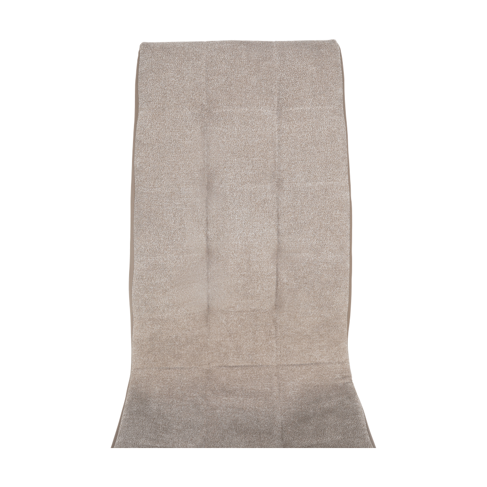 Scaun dining RIJEKA, bej/crom, textil/piele eco/crom, 42x58x103 cm Kondela