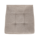 Scaun dining RIJEKA, bej/crom, textil/piele eco/crom, 42x58x103 cm Kondela