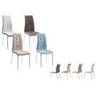 Scaun bucătărie RIJEKA, mentol/gri/crom, 42x58x103 cm Kondela