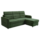 Set canapea universală FORLI, verde, pe stânga, 220x165x85 cm Kondela