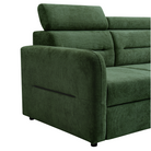 Set canapea universală FORLI, verde, pe stânga, 220x165x85 cm Kondela