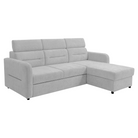 Set canapea universală FORLI, gri deschis, pe stânga, 220x165x85 cm Kondela