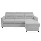 Set canapea universală FORLI, gri deschis, pe stânga, 220x165x85 cm Kondela