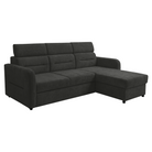 Set canapea universală FORLI, gri, pe stânga, 220x165x85 cm Kondela