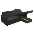 Set canapea universală FORLI, gri, pe stânga, 220x165x85 cm Kondela