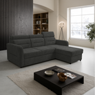 Set canapea universală FORLI, gri, pe stânga, 220x165x85 cm Kondela