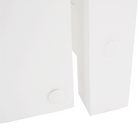 Pat cu pat suplimentar, lemn de pin, alb, 90x200, GLAMIS Kondela
