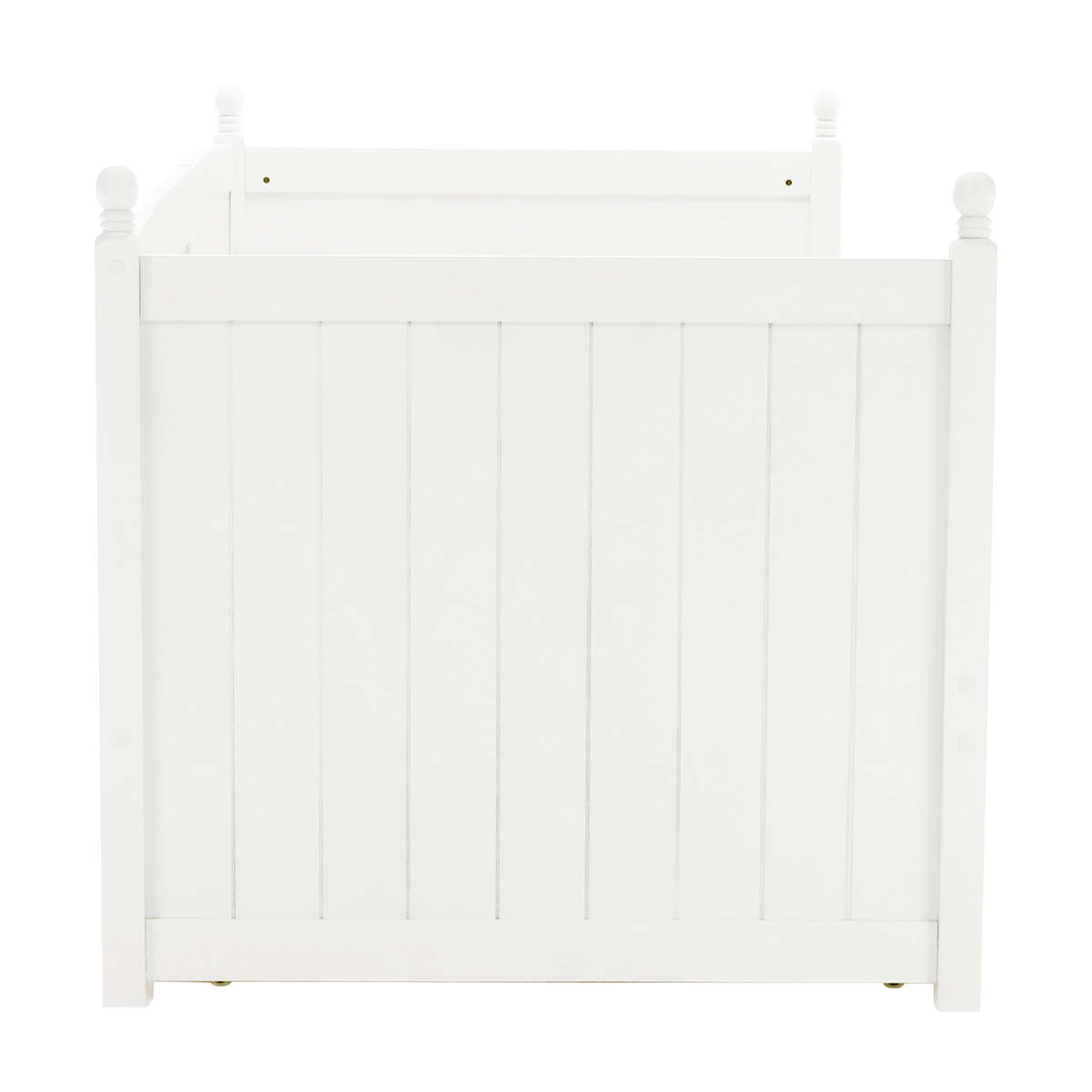 Pat cu pat suplimentar, lemn de pin, alb, 90x200, GLAMIS Kondela