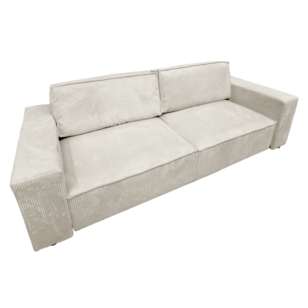 Canapea extensibilă ASSISI BIG, bej, 240x102x73 cm Kondela