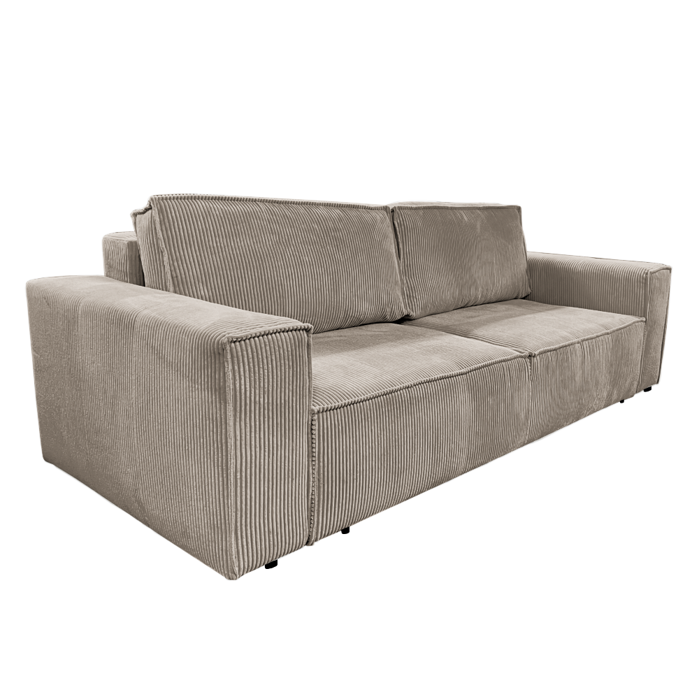 Canapea extensibilă ASSISI BIG, gri-bej Taupe, 240x102x73 cm Kondela
