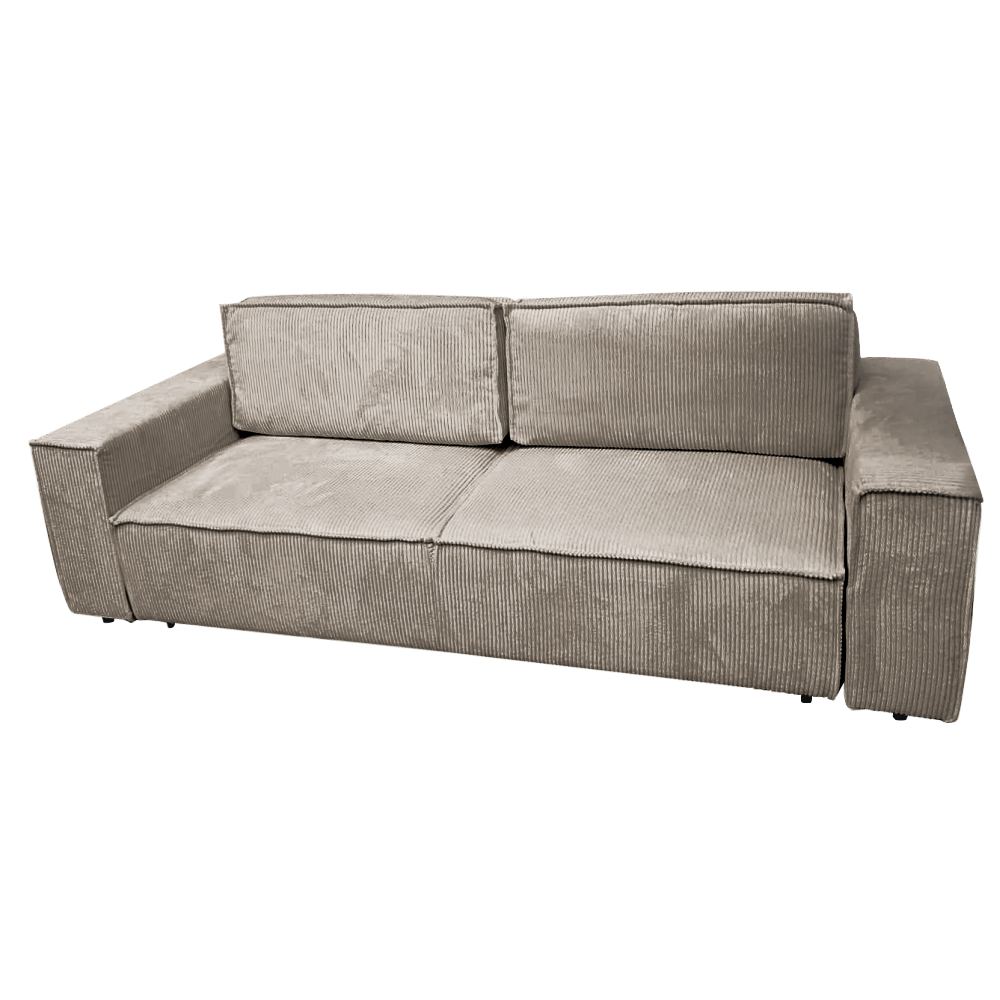 Canapea extensibilă ASSISI BIG, gri-bej Taupe, 240x102x73 cm Kondela