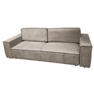 Canapea extensibilă ASSISI BIG, gri-bej Taupe, 240x102x73 cm Kondela
