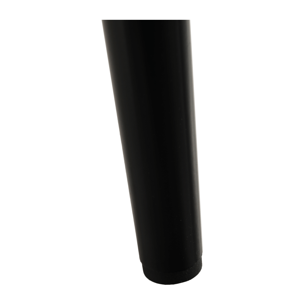 Scaun TISNO, galben/negru, piele ecologică/metal, 49x57x85 cm Kondela